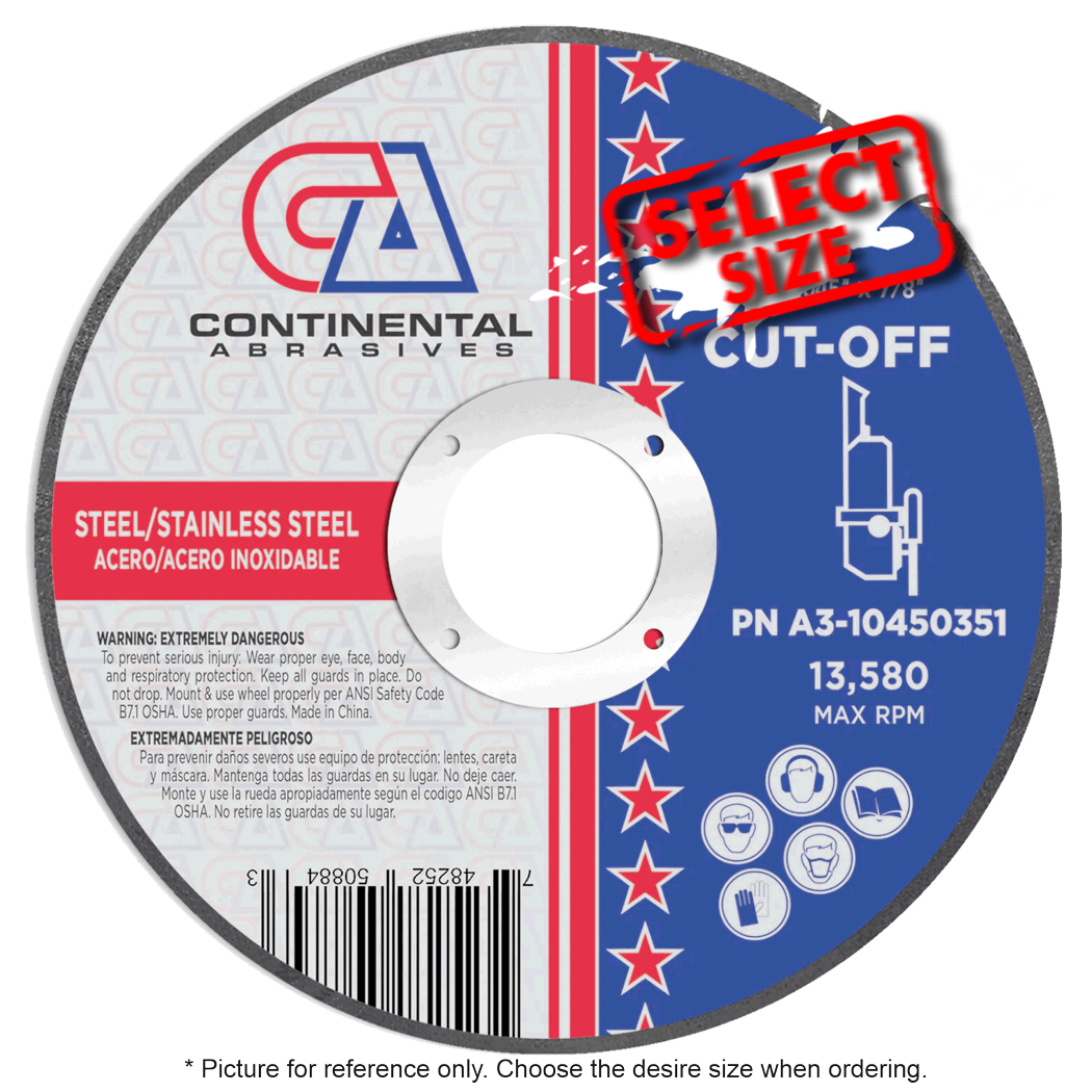 A3 - Cut off Wheels (50/box)