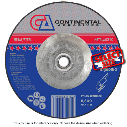 A5 - Grinding Wheels For Metal (Depressed Center) (20/box)