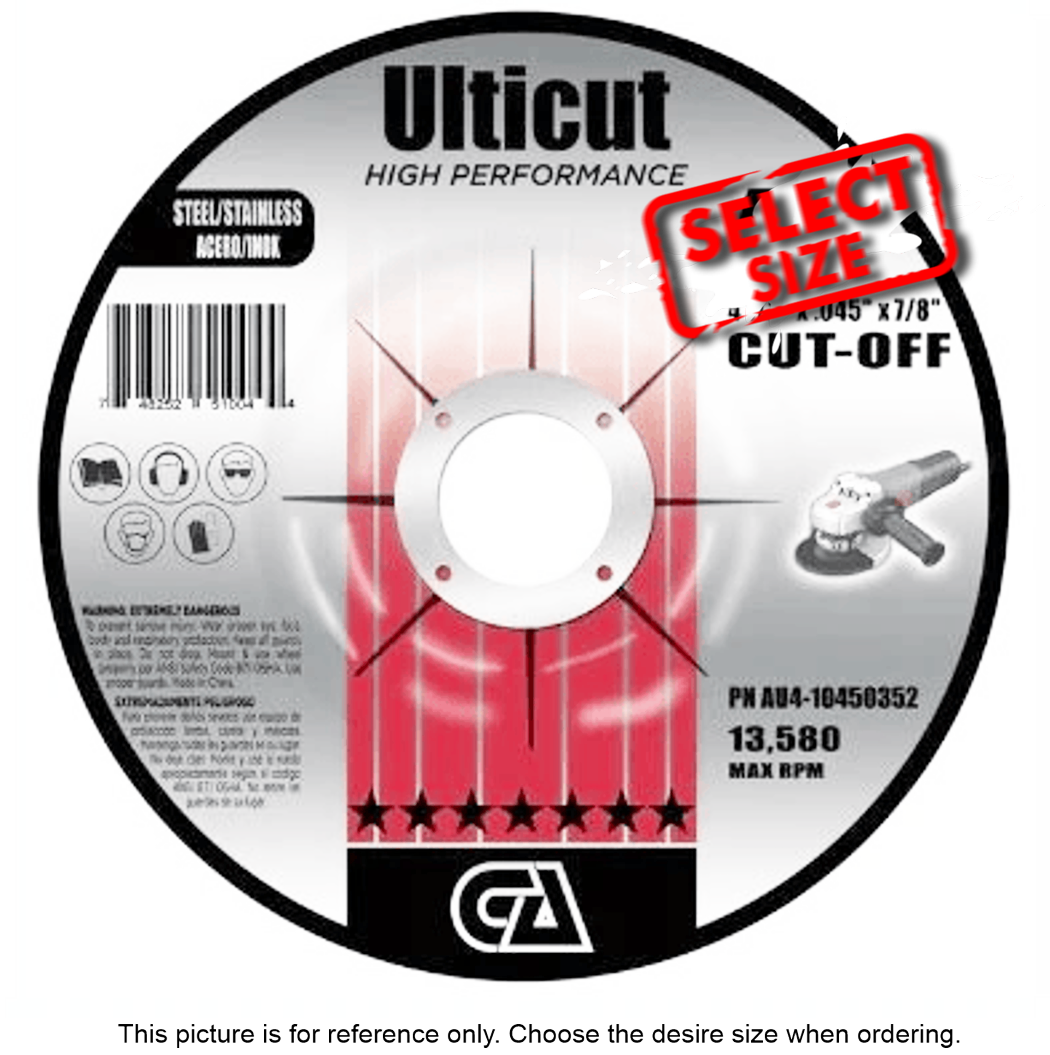 AU4 - Cut Off Wheels (Depressed Center) - Ulticut Premium (50/box)