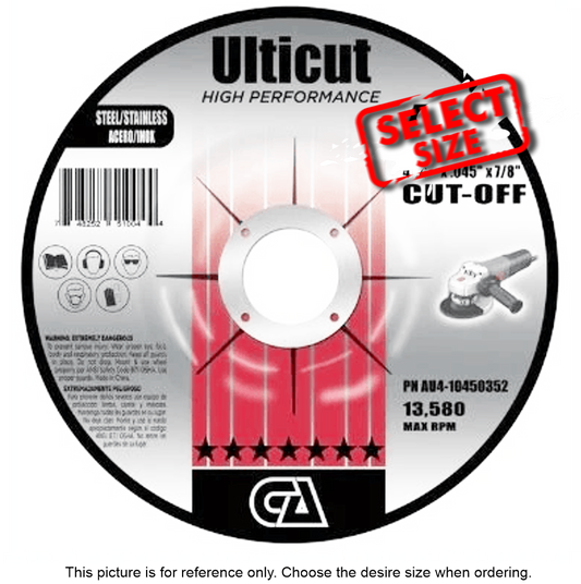 AU4 - Cut Off Wheels (Depressed Center) - Ulticut Premium (50/box)