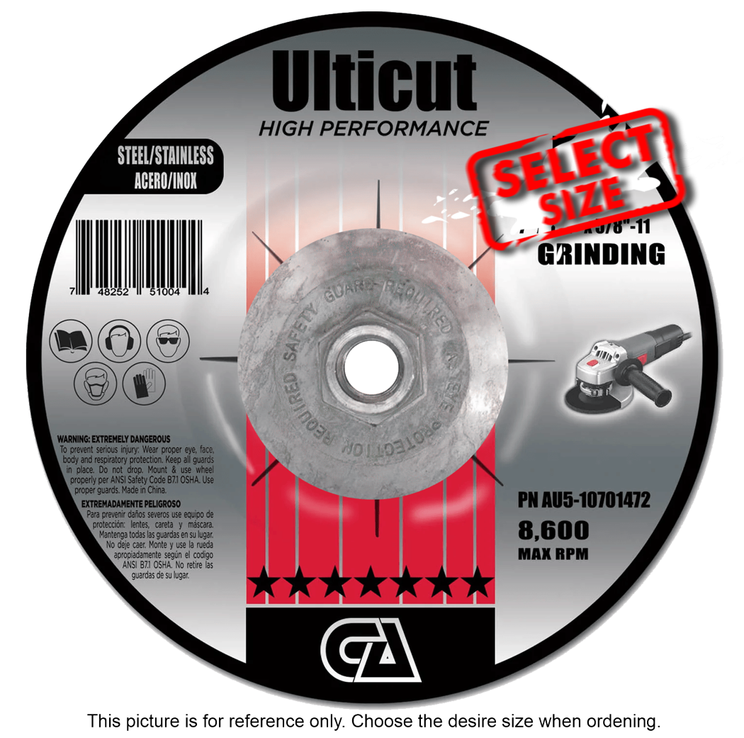 AU5 - Grinding Wheels For Metal - Ulticut Premium (20/box)