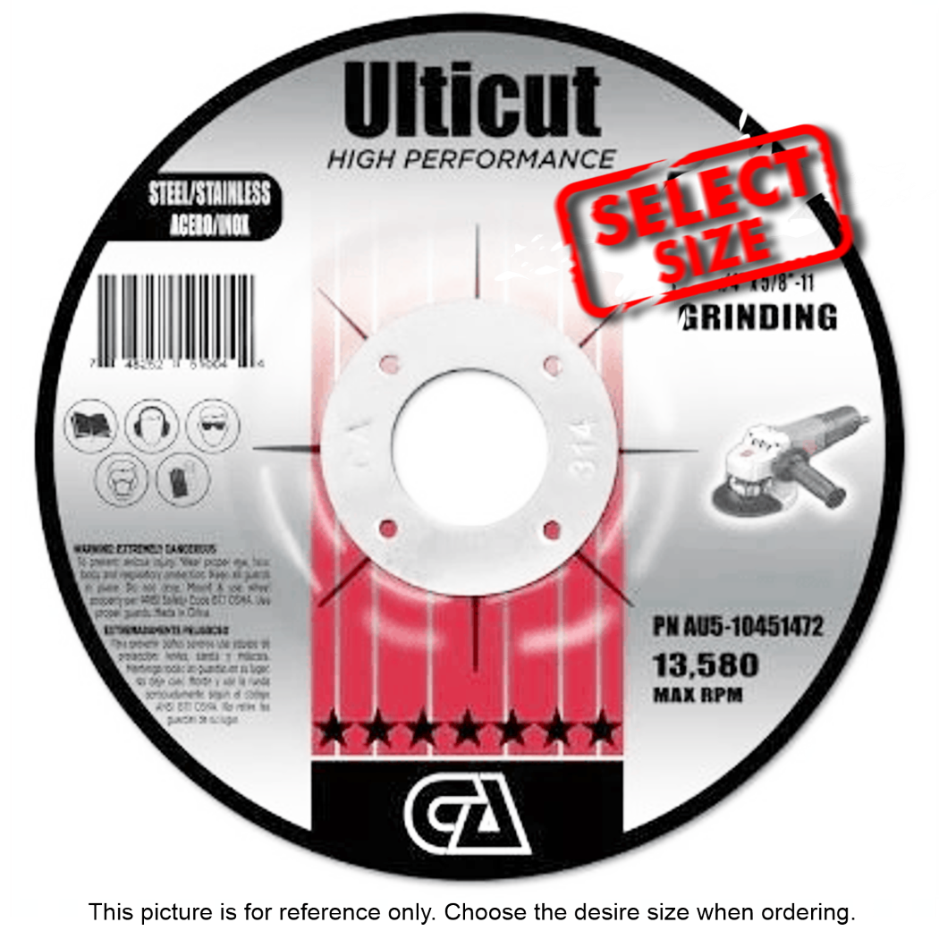 AU5 - Grinding Wheels For Metal - Ulticut Premium (25/box)