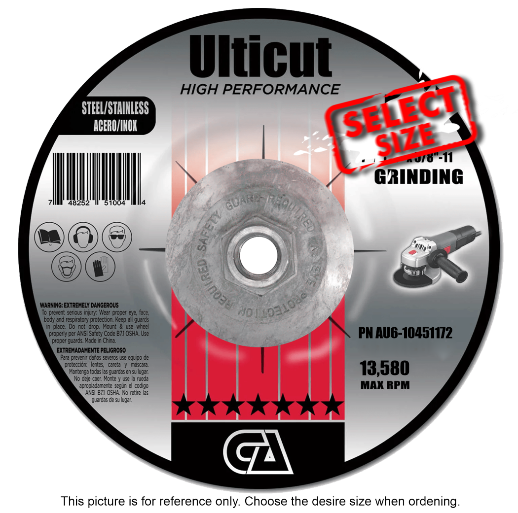 AU6 - Cutting / Grinding Wheels - Ulticut Premium (20/box)