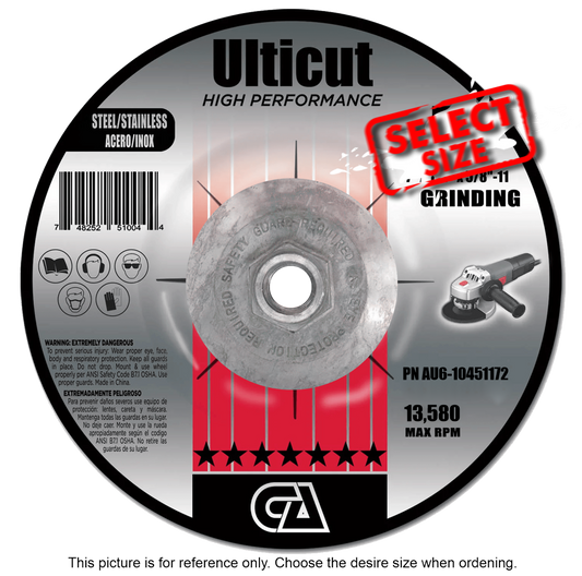 AU6 - Cutting / Grinding Wheels - Ulticut Premium (20/box)