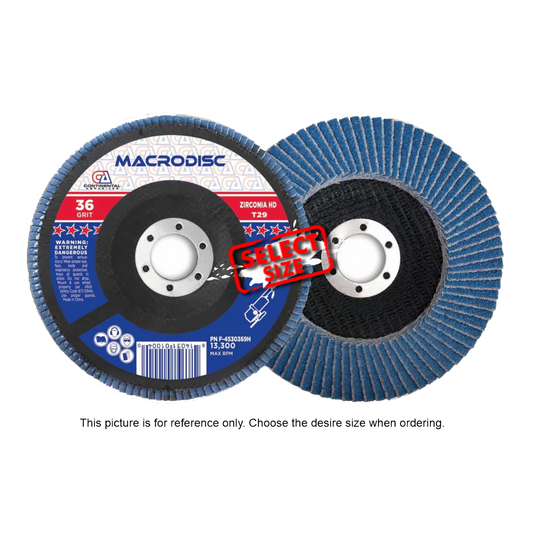 F-T29 Jumbo HD Flap Disc For Metal - Tapered (10/box)