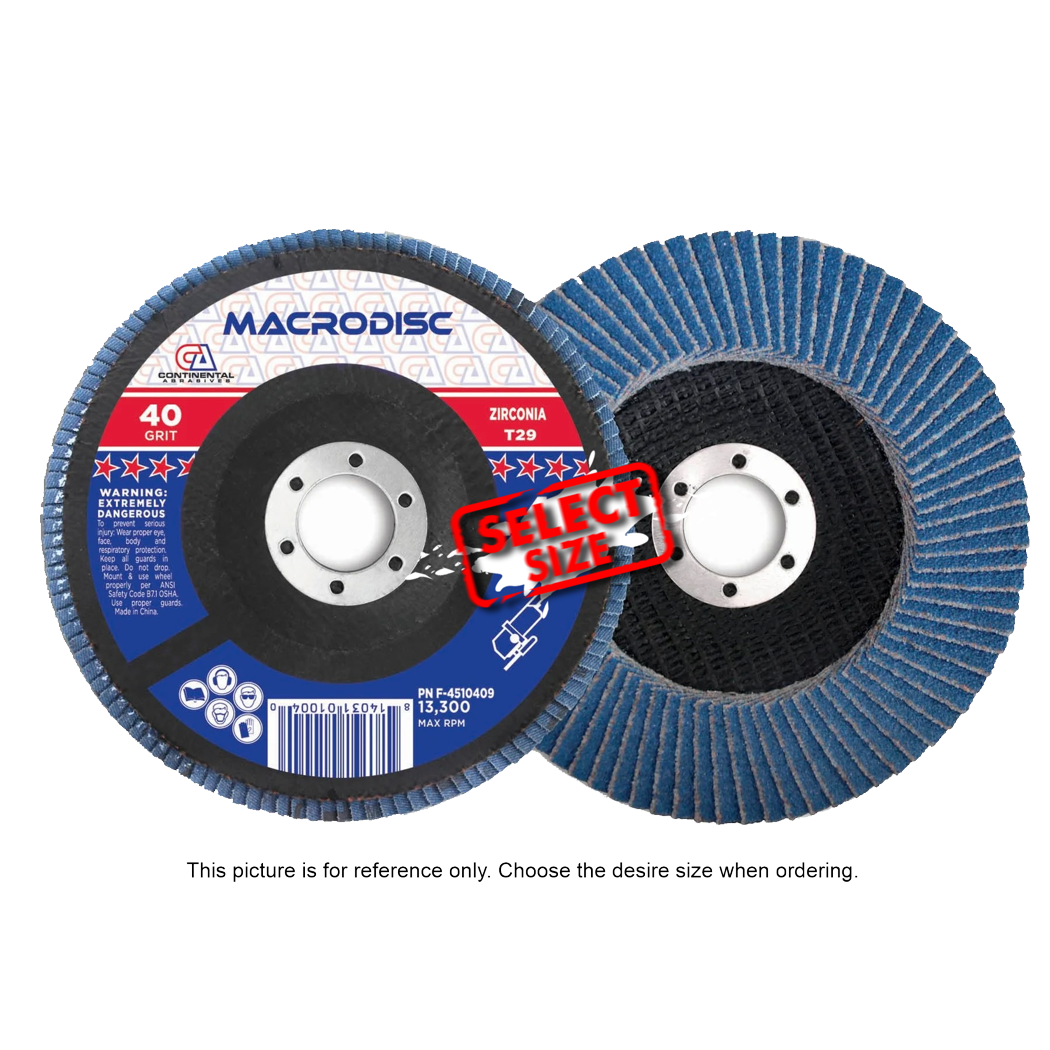 F-T29 Standard Flap Disc For Metal - Tapered (10/box)