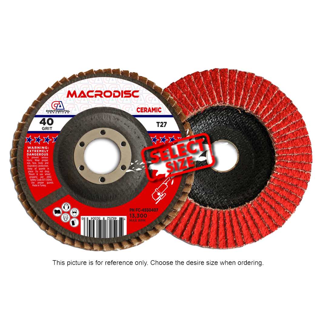 FC-T27 Ceramic Flap Disc Grinding Wheel (10/box)