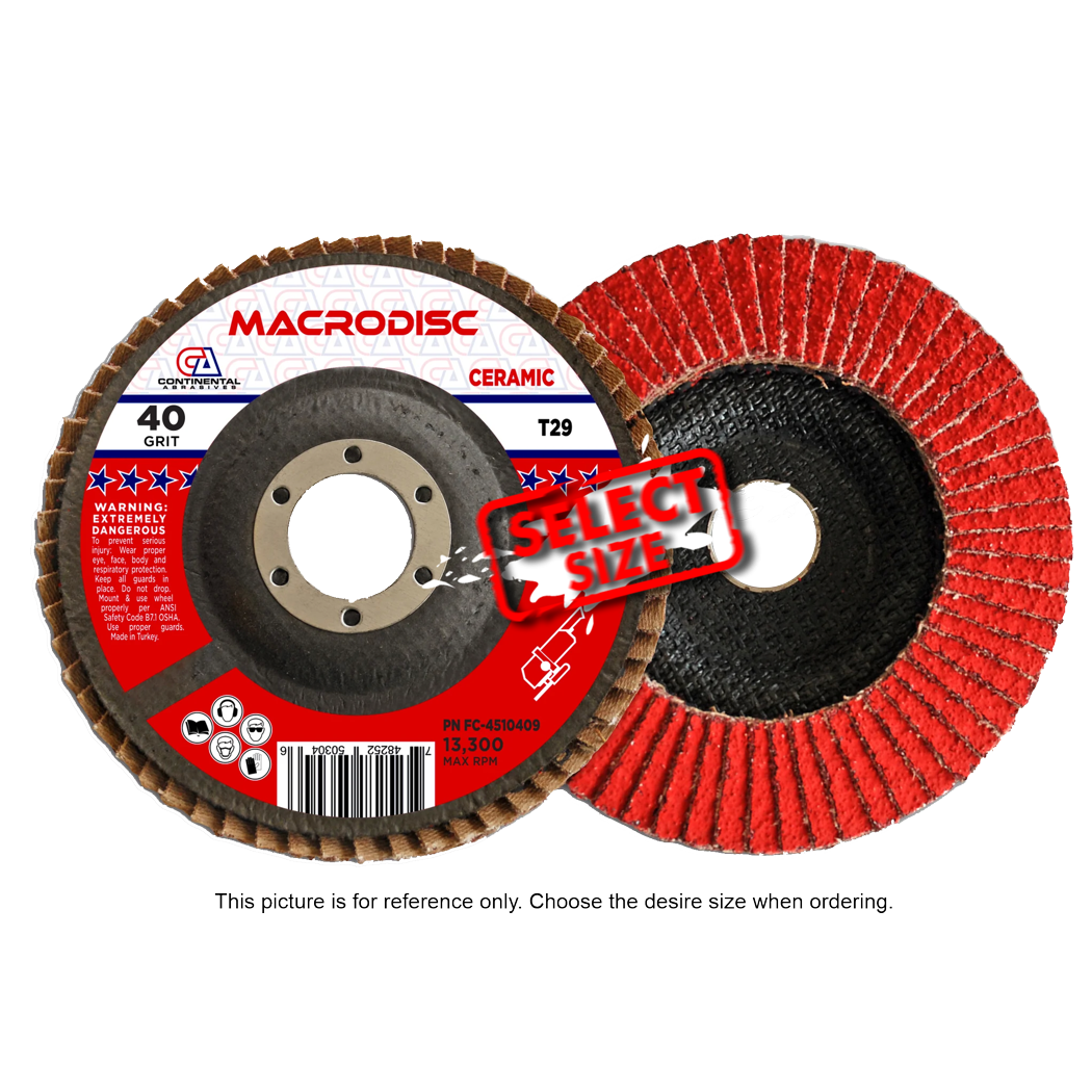 FC-T29 Ceramic Flap Disc Grinding Wheel (10/box)