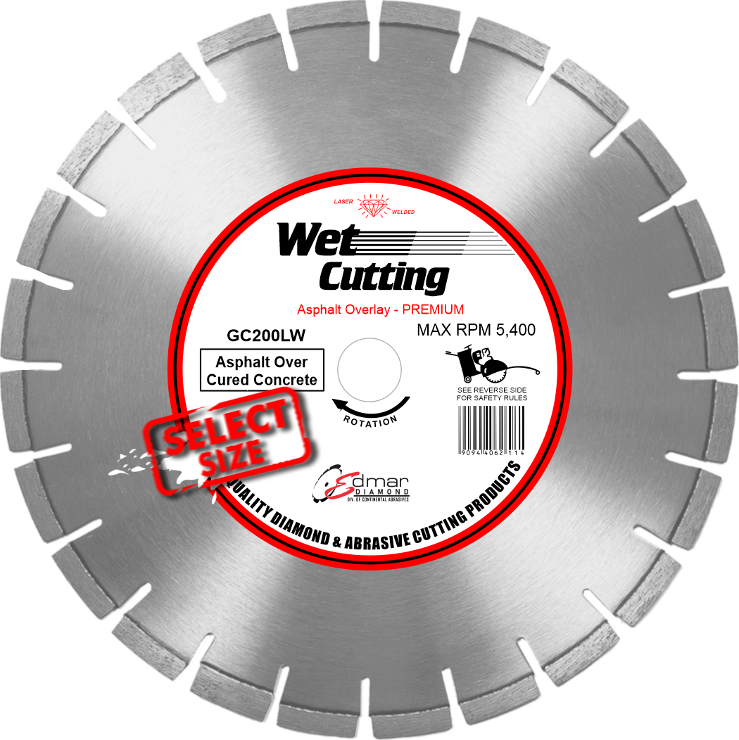 GC200LW - Premium Asphalt Over Concrete Blades