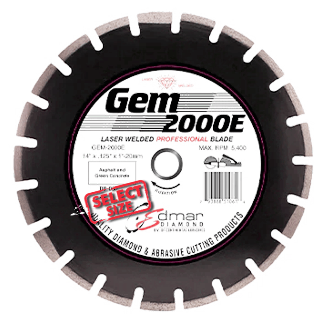 GEM-2000E - Entry Blade Asphalt, Green Concrete - Heavy Duty