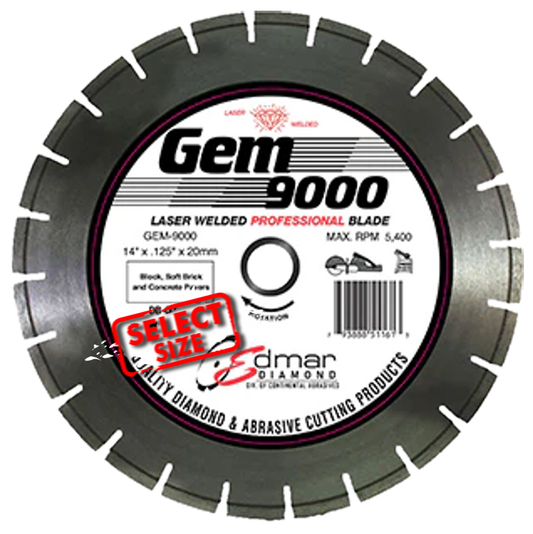 GEM-9000 - Premium Blade - Very Abrasive Masonry