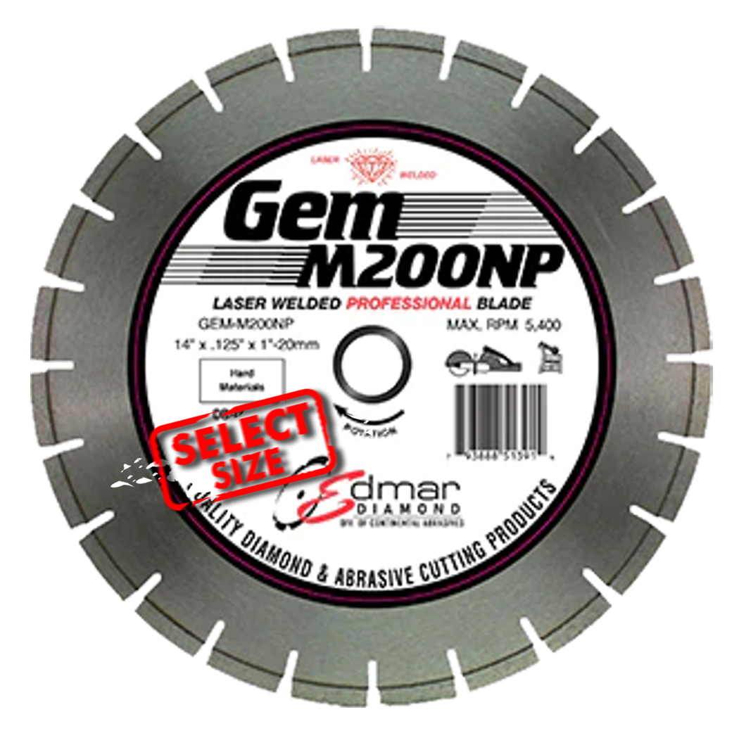 GEM-M200NP - Pro Blade - Hard Brick, Hard Materials, Masonry