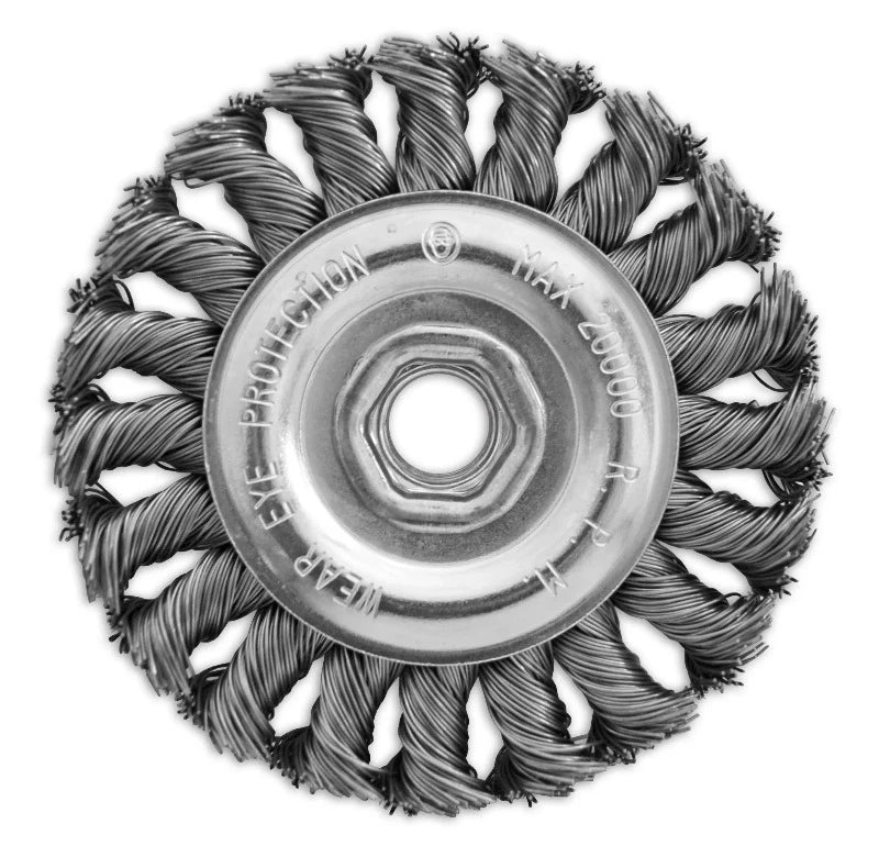 W1 - Twisted Knot Wire Wheels for steel