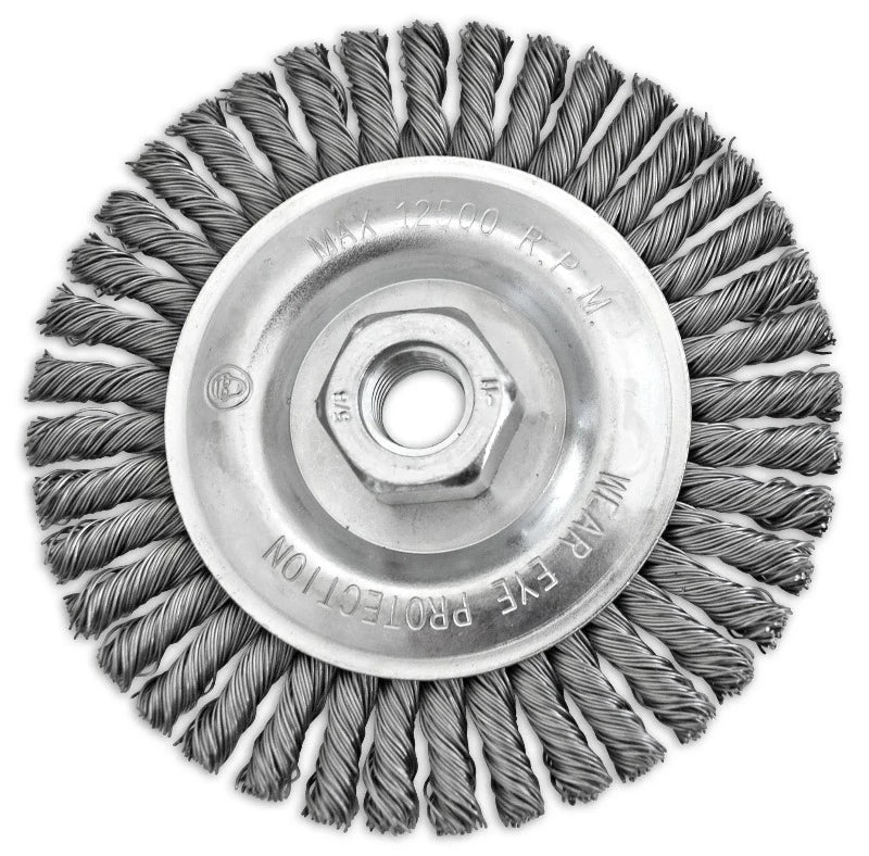 W2 - Stringer Bead Twisted Knot Wire Wheels